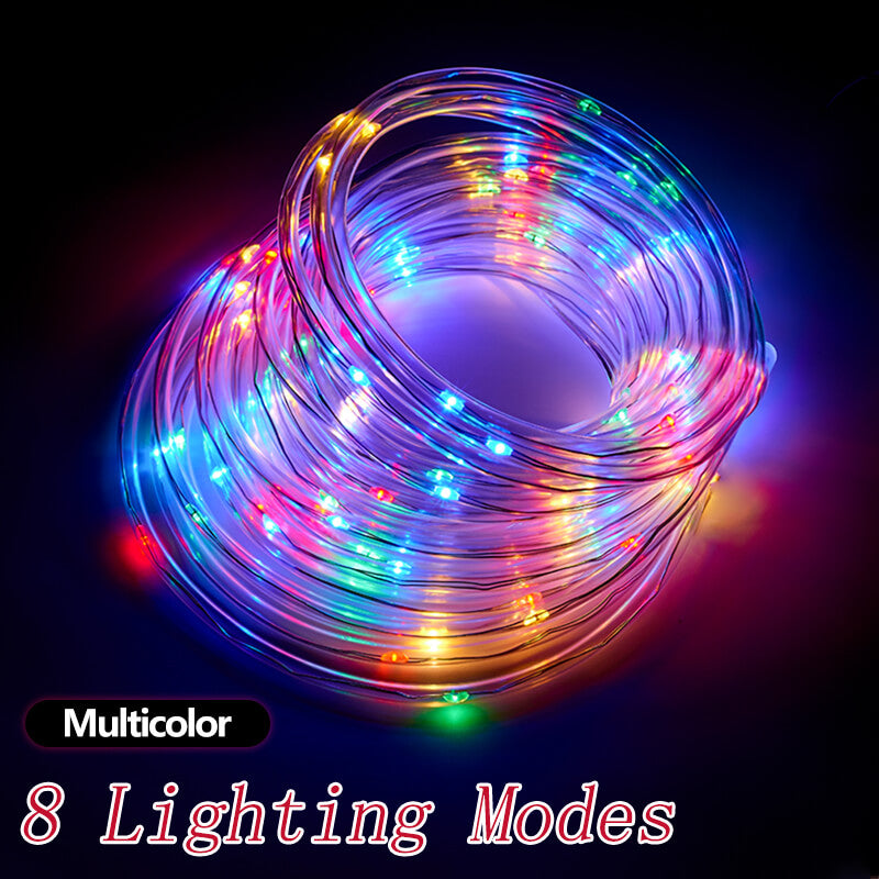Solar Blue Lights Rope Solar Rope Lights – Lorled