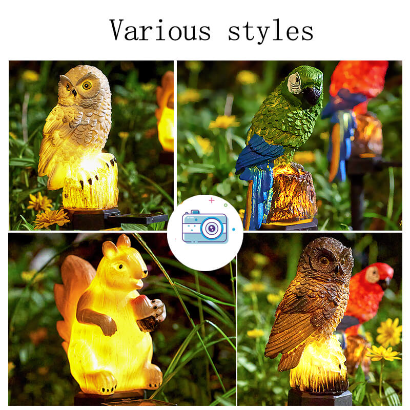 Lorled Solar Animal Lights Outdoor Smart Solar lights Beautiful Outdoor Garden Statue For Sale