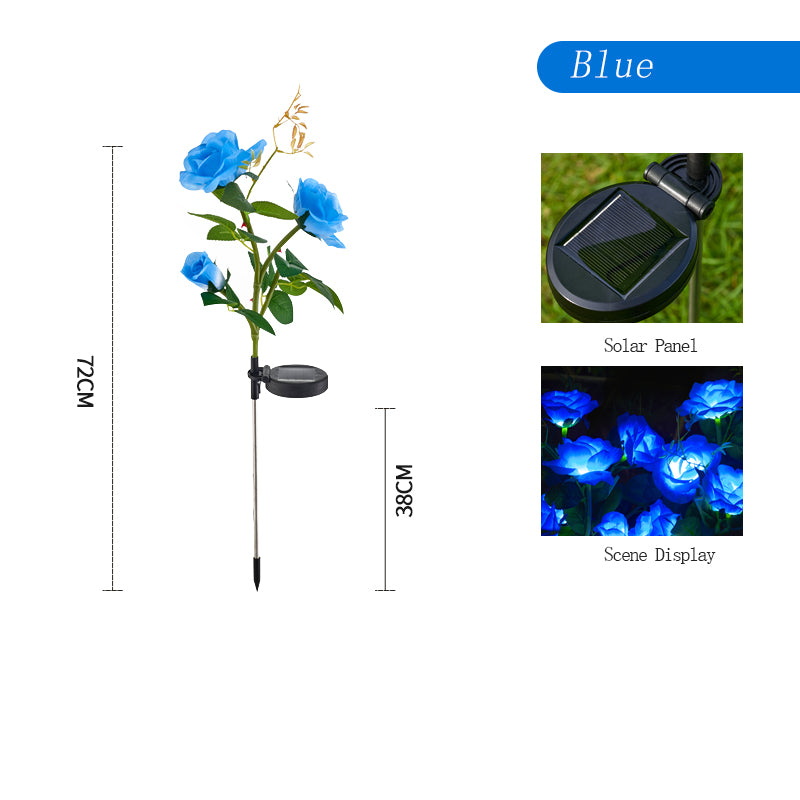 Lorled Smart Solar Garden Lights Best Rated Solar Rose Lights Outdoor Waterproof Solar Powered Lights