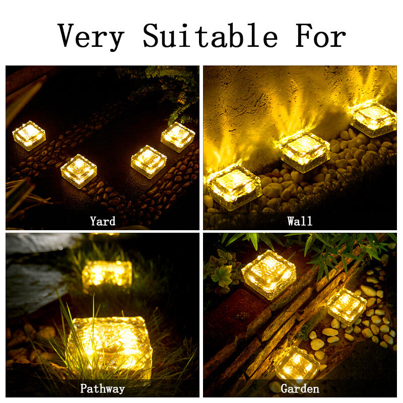 Lorled Powerful Solar Cube Lights Smart Solar Lights Best Solar Led Landscape Lights