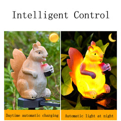 Lorled Modern Outdoor Figurine Lights Animal Solar Garden Statue Decor Good Quality Animal Shaped Solar Lights