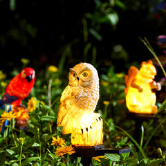 Lorled Solar Animal Lights Cute Solar Decorative Lights Outdoor Quality Solar Garden Lights