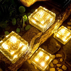 Lorled Best Rated Solar Cube Garden Lights Very Bright Solar Brick Lights Solar Lawn Lights On Sale