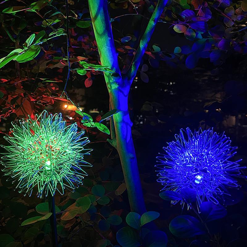 Lorled Solar Powered Dandelion Lights Outdoor Solar Lights For House