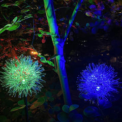 Lorled Solar Powered Dandelion Lights Outdoor Solar Lights For House