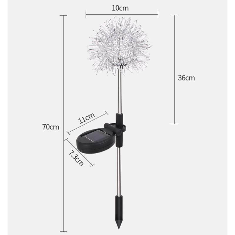 Lorled Brightest Solar Landscape Lights Best Quality Solar Powered Flower Lights Dandelion