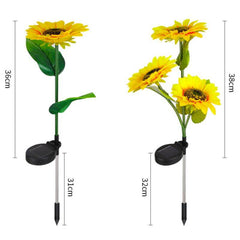 Lorled Sunflower Solar Lights Outdoor Garden Best Solar Lights For Yard