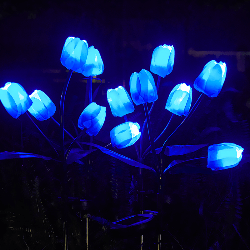 Lorled Solar Tulip Flower Lights Home And Garden Solar Lights
